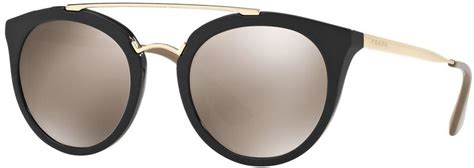 prada pr 23ss|Prada Brown Mirror Gold Sunglasses PR 23SS 1AB1C0 52.